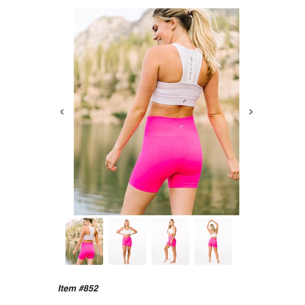 *BRAND NEW*  ZYIA Size XL Hot Pink Seamless Hustle shorts